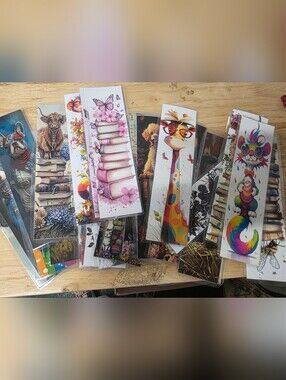 12 Laminated Bookmarks